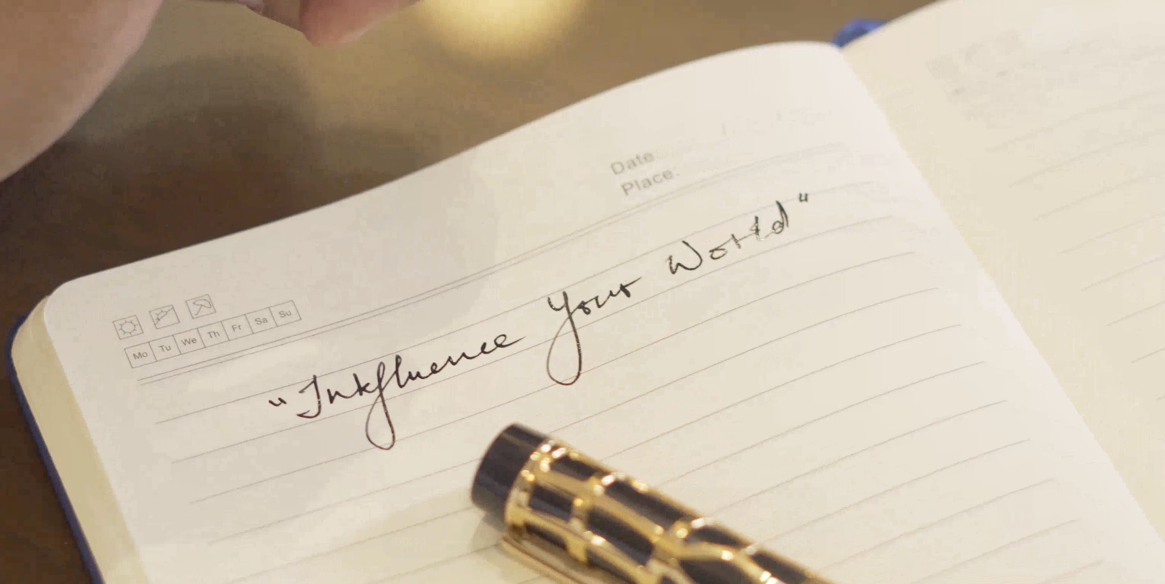 Elegant black leather bag